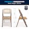 Flash Furniture Folding Chair, Bamboo X-62111-BAM-GG - alternate 10